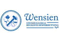 Wensien Stenhuggeri og Begravelsesforretning logo